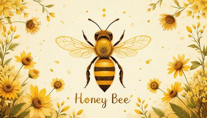 National Honey Bee Day, bee on flowers, world bee day