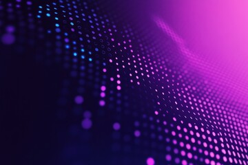 Vibrant dot halftone pattern in dark purple violet gradient with soft transitions, Background dot halftone dark purple violet soft gradient for  playback 60FPS