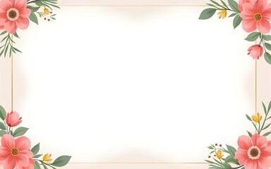 Obraz premium Captivating Vector design templates in simple modern style with copy space for text, flowers and leaves - wedding invitation backgrounds and frames, social media stories wallpapers. High quality