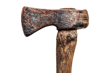 Chopping wood nature's beauty