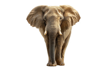 Fototapeta premium Elephant walking in nature close-up