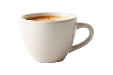 Beverage reflection in coffee cup