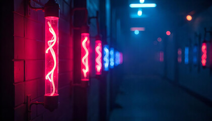 Fototapeta premium Data Transmission Fiber Optics