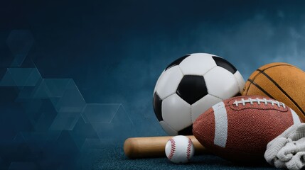 Dynamic Sports Equipment: A Dramatic Composition of Balls and Bat