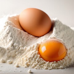 Egg and flour - eggs