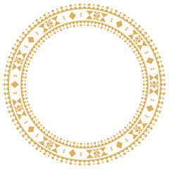 Frame border element with vintage ornamental design.