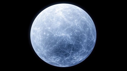 Celestial body detailed blue planet surface texture space exploration