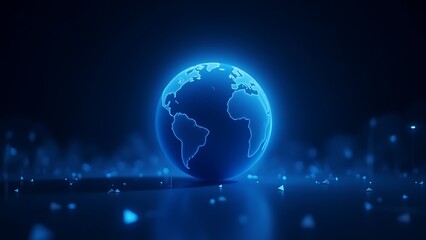 Fototapeta premium Global Connection Lines - Network, Business, Data Exchange, Travel Routes - Multi Colored Abstract, World Connectivity Concept - Digital Communication, Global Trade, Transport Routes - Vibrant Lines