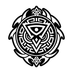 A glyph style icon of protection symbol