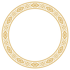 Frame border element with vintage ornamental design.