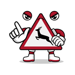 illustration of road signs. suitable as an additional element in all highway theme designs
