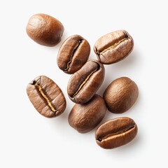 Close-up view of freshly roasted coffee beans showcasing the rich aroma and unique flavor profile of light roast