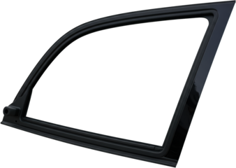 Automotive Car Window Frame Black Rear Quarter Panel Glass Frame Replacement Part