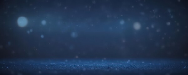 Obraz premium Deep blue bokeh backdrop, diffused light, smooth gradient, illustration, nebula, image