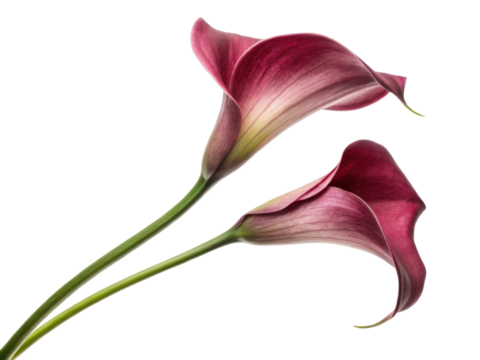 Beautiful calla lilies bloom gracefully, showcasing their elegant petals and vibrant colors, perfect for any floral arrangement