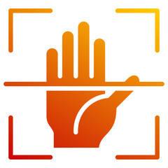 Palm Scan Icon