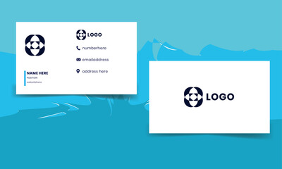 Clean professional business card