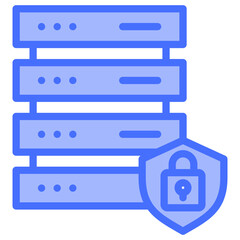 Fototapeta premium Database Security Icon