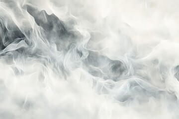 Obraz premium Abstract smoky texture in shades of gray and white.