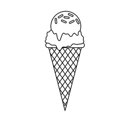 Ice Cream Outline