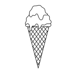 Ice Cream Outline