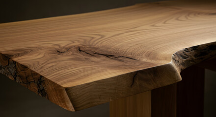 Live Edge Walnut Wood Slab Tabletop Detail