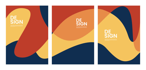 Modern background design with wave shapes. Suitable for branding, cover design, marketing materials, presentations, and corporate designs. Modern and versatile concept.