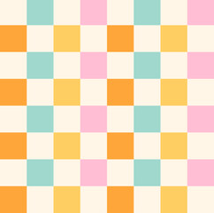 Colorful Checkerboard Pattern