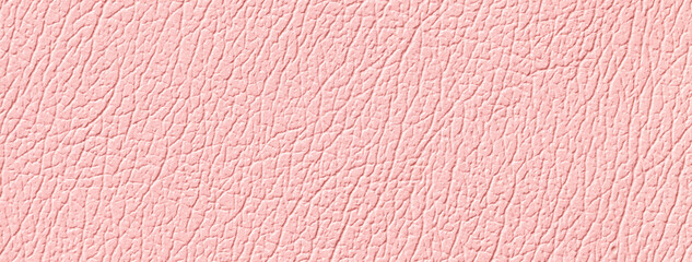Light pink leather texture background with pattern, macro. Structure of pastel textile backdrop