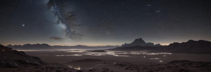 Vast, glittering celestial expanse, countless stars twinkle ,  starfield,  astrophysics,  vastness