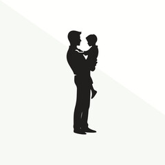 Father and little son special love, caring, fathers day special