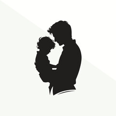 Father and little son special love, caring, fathers day special