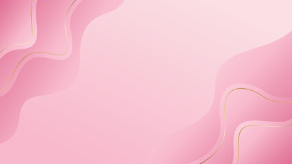 Abstract pink luxury wave background. Elegant Feminine wallpaper. Suitable for beauty design, templates, banners, covers, awards, sales, events, websites, pages and more