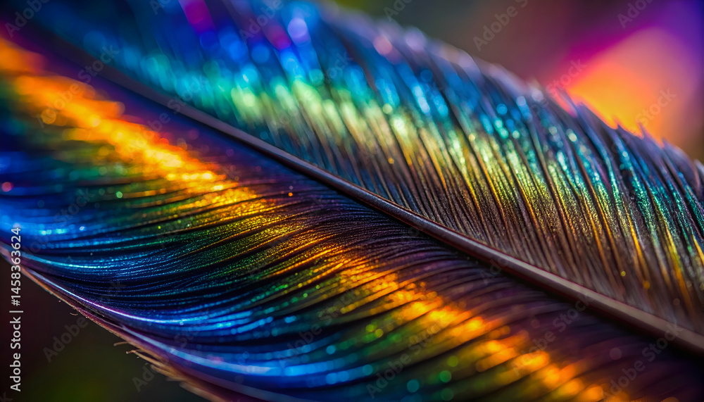 Poster iridescent surface macro texture abstract colorful rainbow spectrum background