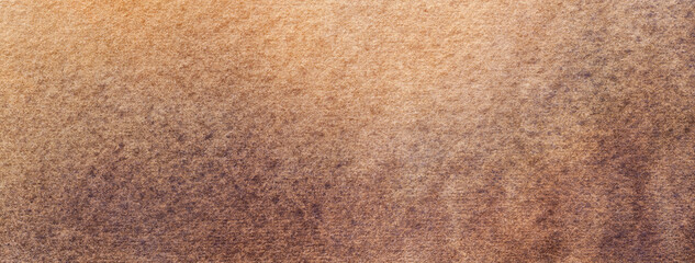 Abstract art background brown and beige colors. Watercolor painting with umber stains and gradient