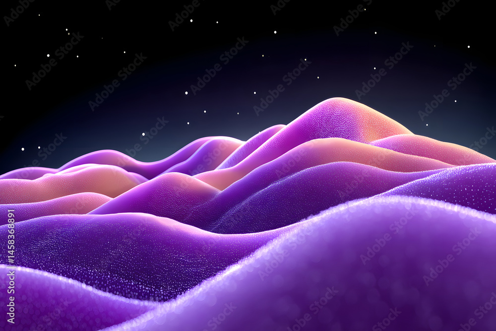 Poster abstract light three-dimensional luminous particles technology sense kv main visual background