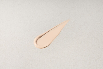 Bb Cream Texture Skin Tone Makeup on grey background