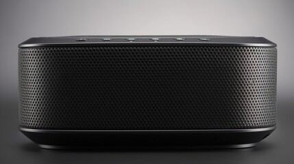 Obraz premium Portable black speaker