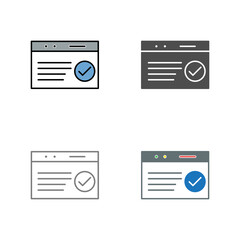 Unique QC Passed Vector Icon