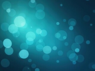 Deep blue teal bokeh sphere cloud dreamy soft gradient, dreamy, bokeh