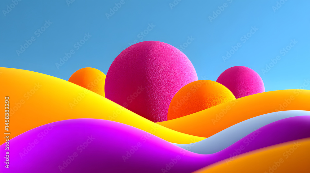 Poster dynamic fluid color gradient background, abstract kv main visual business ppt background