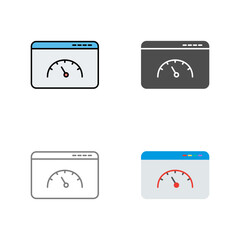 Page Speed Vector Icon