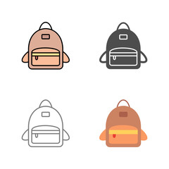 Bag Pack Vector Icon