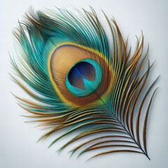 Obraz premium Vibrant Peacock Feather