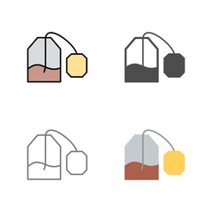 Tea Bag Vector Icon