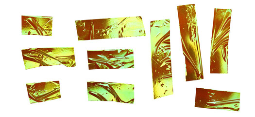 Abstract Decorative Iridescent Tape Strips Illustration for Scrapbooking and Design