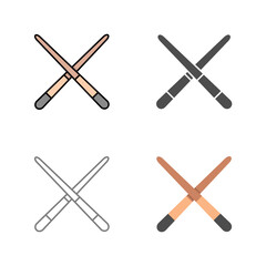 Pool Cue Vector Icon