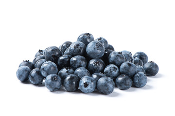 fresh blueberry isolated on a white background.
