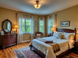 Interior of bedroom
