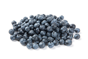 fresh blueberry isolated on a white background.